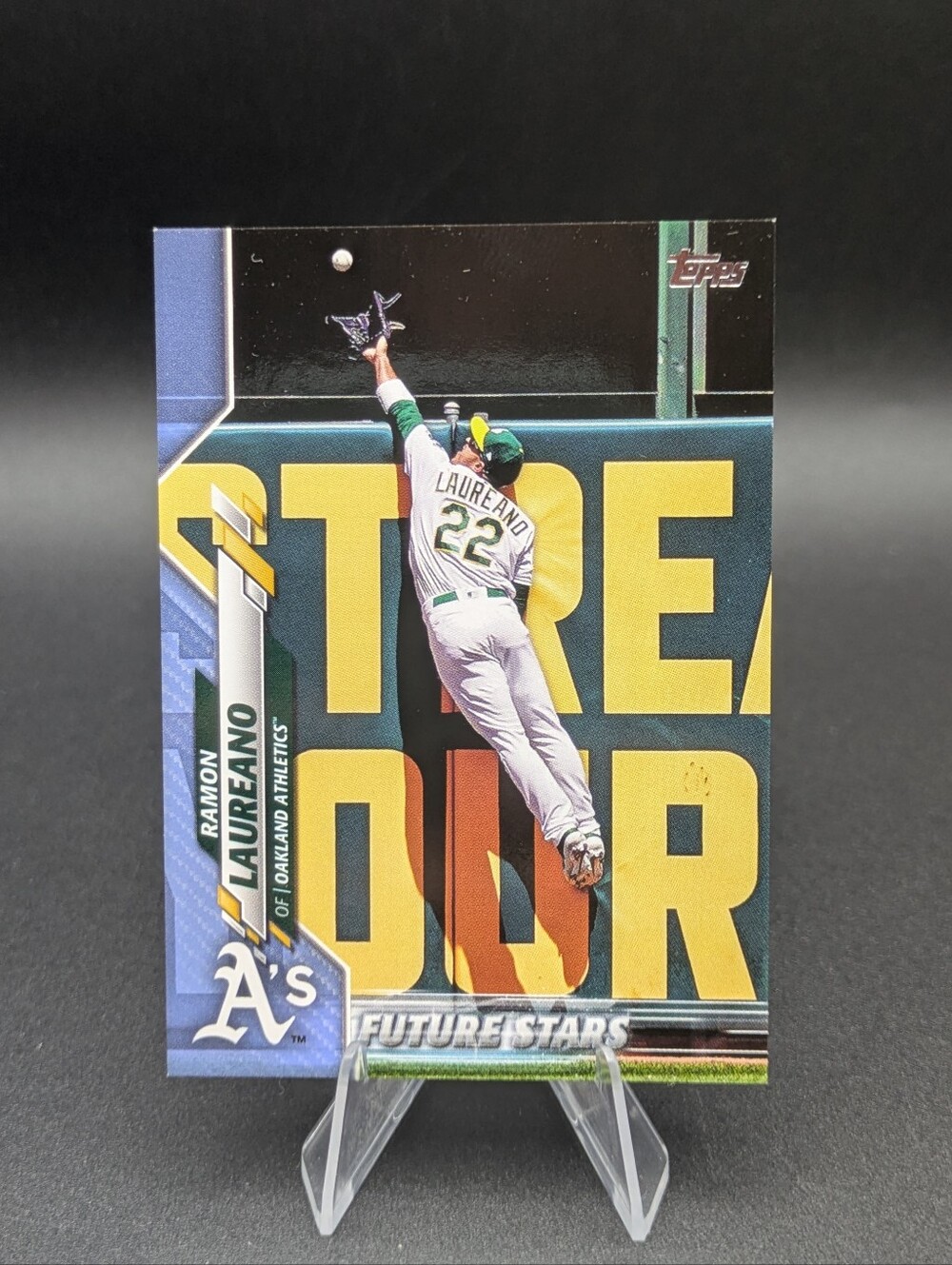 2020 Topps Ramon Laureano #179 Father's Day Blue # 35/50 Future Star Athletics